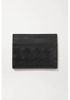 Bottega Veneta - Intrecciato Leather Cardholder - Black - One size