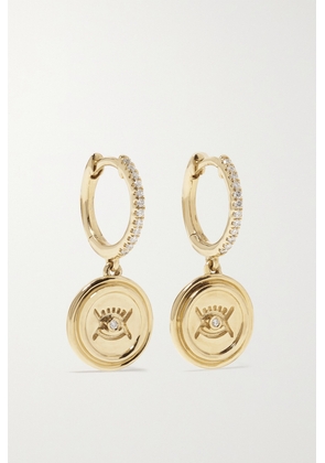 Almasika - Vidi 18-karat Gold Diamond Earrings - One size
