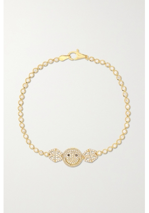 Lorraine Schwartz - 2b Happy Small 18-karat Gold Diamond Bracelet - One size
