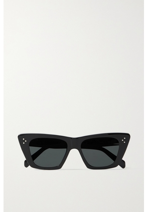 CELINE Eyewear - Cat-eye Acetate Sunglasses - Black - One size