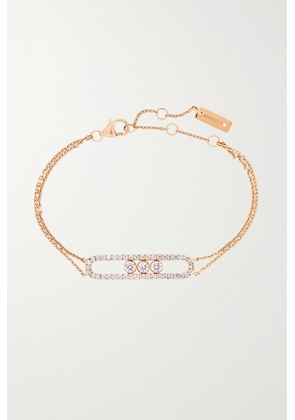 Messika - Move Classic 18-karat Pink Gold Diamond Bracelet - One size