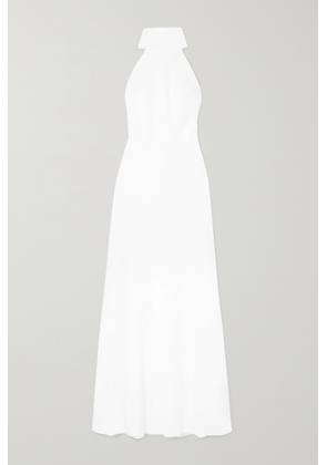Galvan - Sienna Crepe Halterneck Gown - White - FR34,FR36,FR38,FR40,FR42,FR44