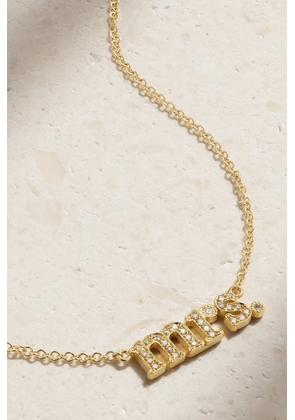 Jennifer Meyer - Mrs 18-karat Gold Diamond Necklace - One size