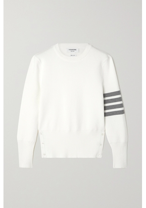 Thom Browne - Striped Cotton Sweater - White - IT36,IT38,IT40,IT42,IT44,IT46,IT48