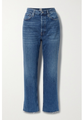 TOTEME - + Net Sustain Classic Cut High-rise Straight-leg Organic Jeans - Blue - 24,25,26,27,28,29,30,31