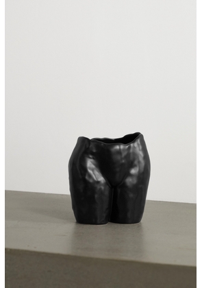 Anissa Kermiche - Popotin Ceramic Pot - Black - One size