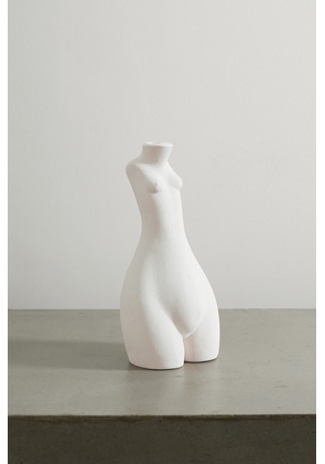 Anissa Kermiche - Tit For Tat Ceramic Candlestick - White - One size