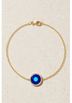 Jennifer Meyer - Mini Evil Eye 18-karat Gold Multi-stone Bracelet - Blue - One size