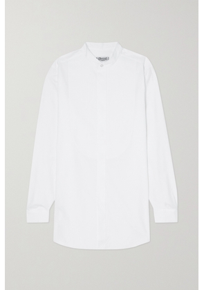 Charvet - Cotton-poplin And Piqué Shirt - White - x small,small,medium,large