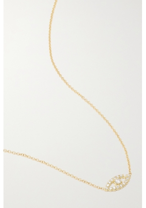 Jennifer Meyer - Evil Eye Mini 18-karat Gold Diamond Necklace - One size