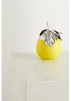 Buccellati - Lemon Sterling Silver And Glass Jam Jar - One size