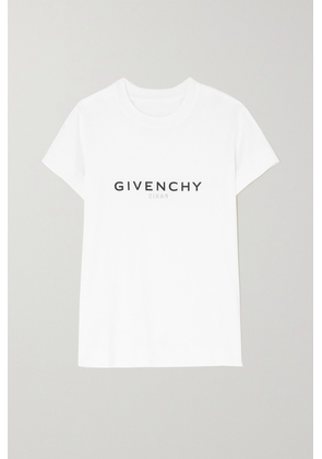 Givenchy - Printed Cotton-jersey T-shirt - White - x small,small,medium,large,x large
