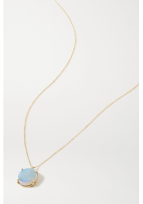 Wwake - 14-karat Gold Opal Necklace - One size