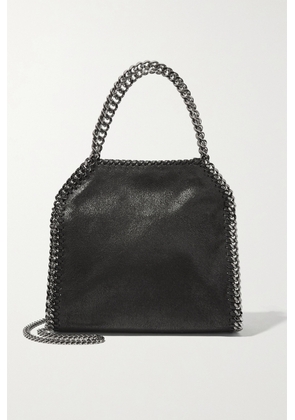 Stella McCartney - The Falabella Mini Faux Brushed-leather Shoulder Bag - Black - One size