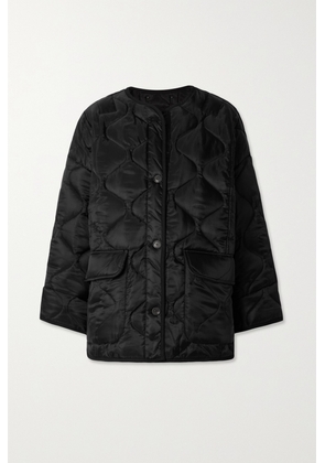 The Frankie Shop - Quilted Padded Ripstop Jacket - Black - XS/S,M/L