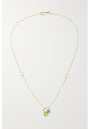 Melissa Joy Manning - 14-karat Recycled Gold, Peridot And Chrysoprase Necklace - One size