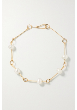 Melissa Joy Manning - 14-karat Recycled Gold Pearl Bracelet - One size