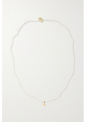 Andrea Fohrman - 14-karat Gold Pearl Necklace - One size