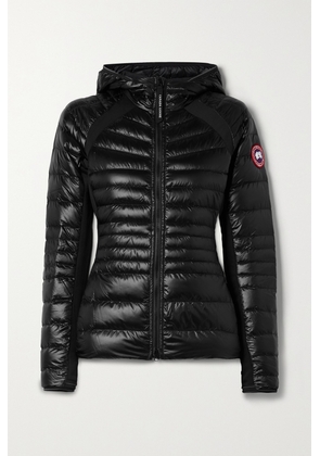 Canada Goose - Hybridge Lite Hooded Stretch Jersey-trimmed Quilted Shell Down Jacket - Black - x small,small,medium,large,x large,xx large