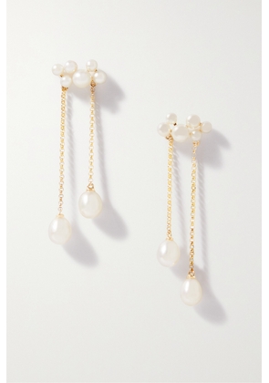 Anissa Kermiche - Wuthering Heights 14-karat Gold Pearl Earrings - One size