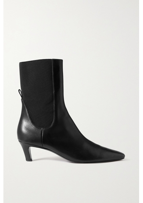 TOTEME - + Net Sustain The Mid Heel Leather Ankle Boots - Black - IT35,IT36,IT37,IT38,IT39,IT40,IT41,IT42