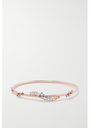 Ananya - Scatter 18-karat Rose Gold Diamond Bracelet - One size