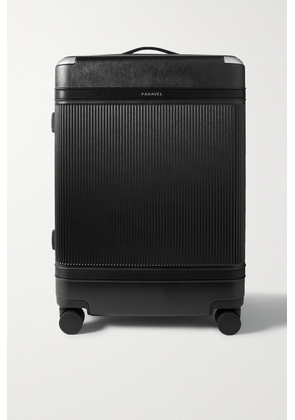 Paravel - + Net Sustain Aviator Grand Vegan Leather-trimmed Recycled Hardshell Suitcase - Black - One size