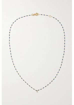 Gigi Clozeau - Mini Gigi 18-karat Gold, Resin And Diamond Necklace - One size
