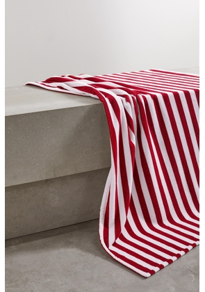 Loro Piana - Striped Cotton-terry Beach Towel - Red - One size