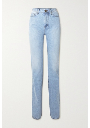 SAINT LAURENT - Janice High-rise Straight-leg Jeans - Blue - 24,25,26,27,28,29,30,31