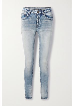 SAINT LAURENT - Mid-rise Skinny Jeans - Blue - 24,25,26,27,28,29,30,31