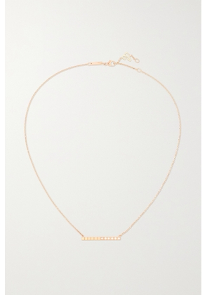 Chopard - Ice Cube Pure 18-karat Rose Gold Diamond Necklace - One size
