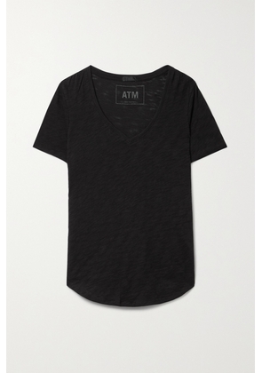 ATM Anthony Thomas Melillo - Slub Cotton-jersey T-shirt - Black - x small,small,medium,large,x large
