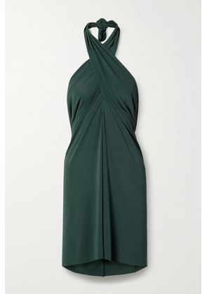 Eres - Mimi Convertible Stretch-jersey Halterneck Dress - Green - One size