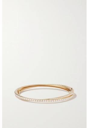 David Yurman - Crossover 18-karat Gold Diamond Bracelet - One size