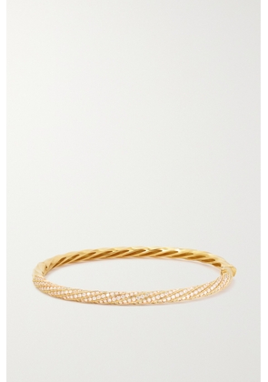 David Yurman - + Net Sustain Cable Edge 18-karat Recycled Gold Diamond Bracelet - One size