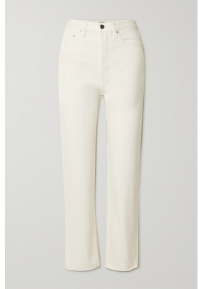TOTEME - + Net Sustain Classic Cut High-rise Straight-leg Organic Jeans - Off-white - 24,25,26,27,28,29,30,31