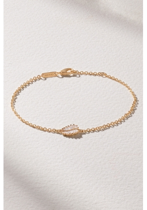 Anita Ko - Palm Leaf 18-karat Rose Gold Diamond Bracelet - One size