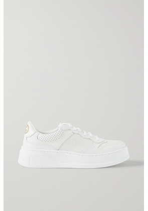 Gucci - Chunky B Perforated Leather Sneakers - White - IT34,IT34.5,IT35,IT35.5,IT36,IT36.5,IT37,IT37.5,IT38,IT38.5,IT39,IT39.5,IT40,IT40.5,IT41,IT41.5,IT42