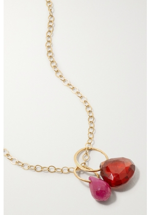 Melissa Joy Manning - 14-karat Recycled Gold, Garnet And Ruby Necklace - One size