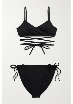 Balenciaga - Tie-detailed Stretch Bikini - Black - S,M,L