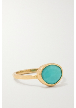 Melissa Joy Manning - 14-karat Recycled Gold Turquoise Ring - Blue - 5,6,7