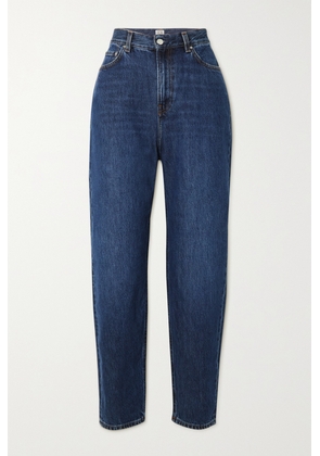 TOTEME - + Net Sustain High-rise Tapered Organic Jeans - Blue - 23,24,25,26,27,28,29,30,31,32