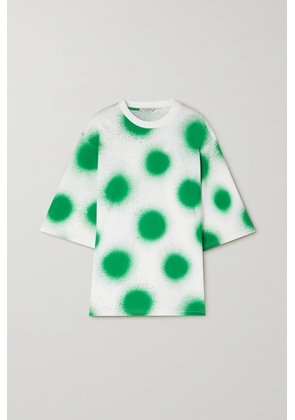 Moncler Genius - + Jw Anderson Oversized Printed Cotton-jersey T-shirt - White - x small,small,medium,large