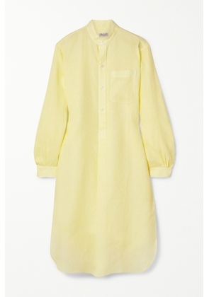Charvet - Elysee Oversized Linen Nightdress - Yellow - x small,small,medium,large