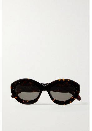 Alaïa - Round-frame Tortoiseshell Acetate Sunglasses - One size