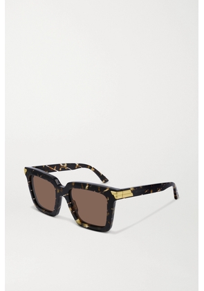 Bottega Veneta Eyewear - Oversized Square-frame Acetate Sunglasses - Tortoiseshell - One size
