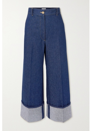 Patou - High-rise Wide-leg Organic Jeans - Blue - FR34,FR36,FR38,FR40,FR42,FR44