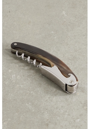 Brunello Cucinelli - Stainless Steel And Horn Corkscrew - Brown - One size