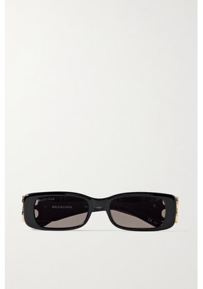 Balenciaga Eyewear - Dynasty Bb Square-frame Acetate And Gold-tone Sunglasses - Black - One size